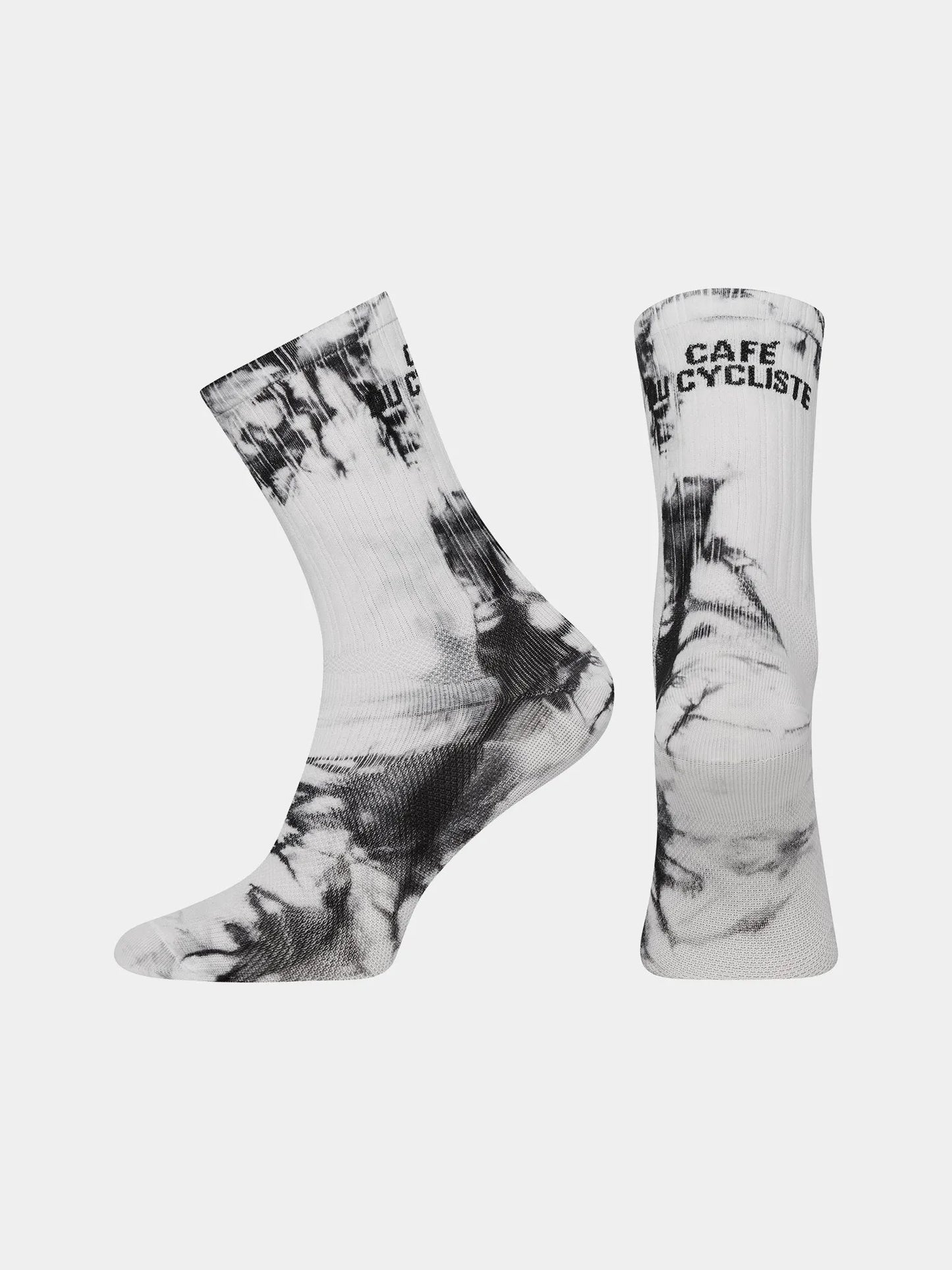 CAFÉ DU CYCLISTE Tie Dye Socks - Black