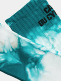 CAFÉ DU CYCLISTE Tie Dye Socks - Dark Sea
