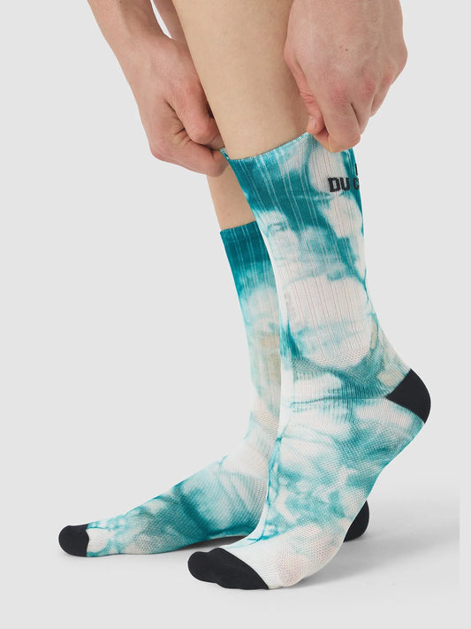 CAFÉ DU CYCLISTE Tie Dye Socks - Dark Sea