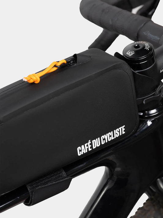 CAFÉ DU CYCLISTE Top Tube Bag - Black