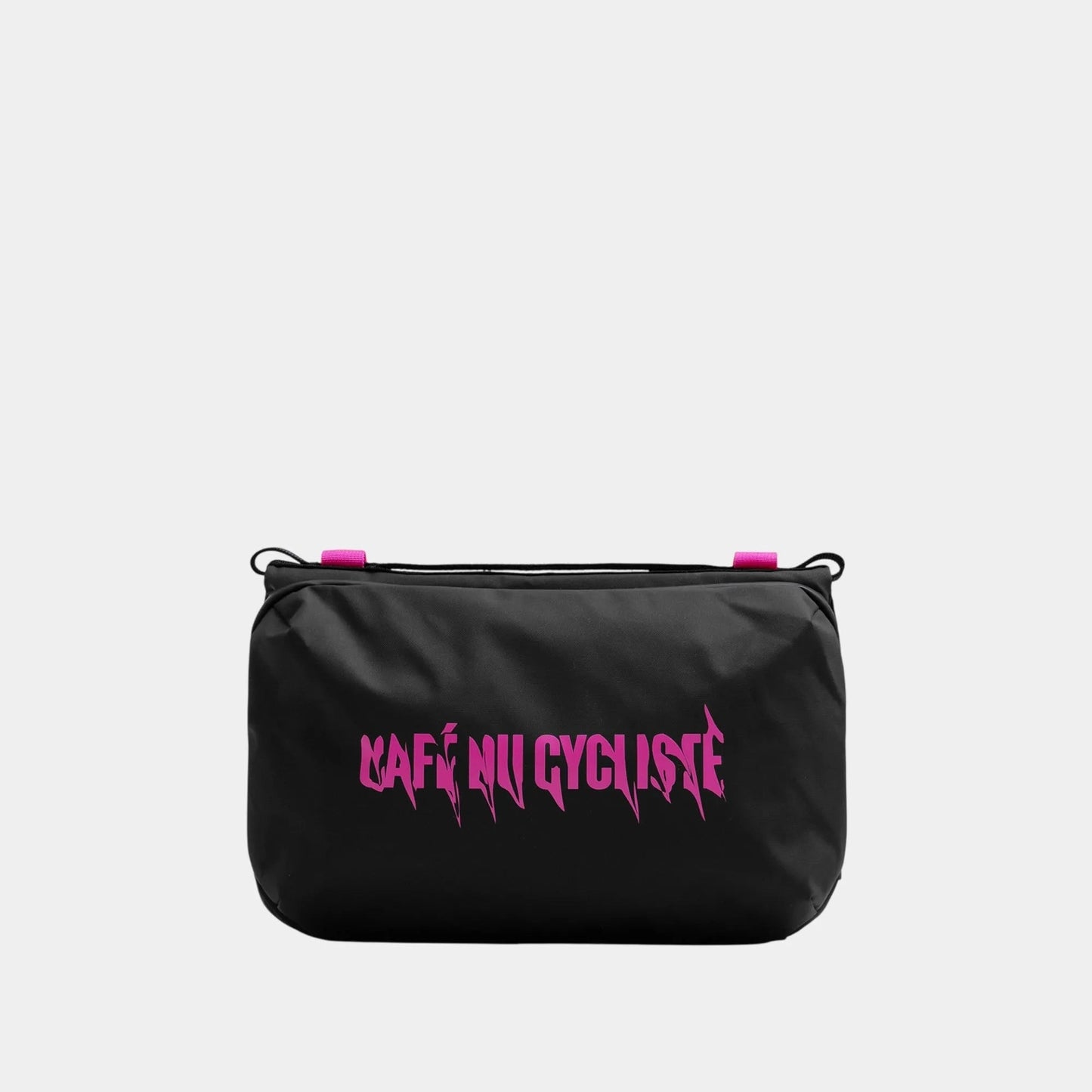 CAFÉ DU CYCLISTE Topologie Large Bottle Sacoche - Black Fuchsia