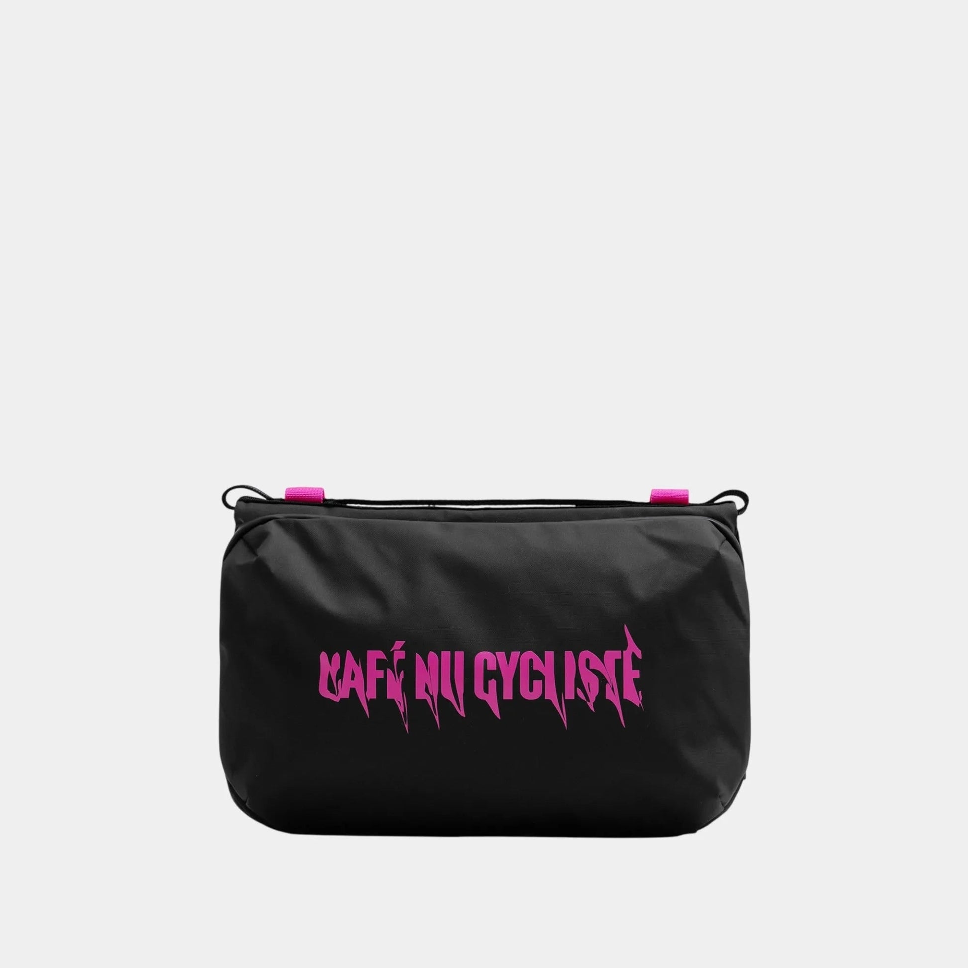 CAFÉ DU CYCLISTE Topologie Large Bottle Sacoche - Black Fuchsia