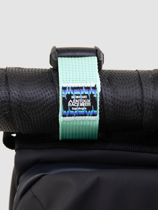 CAFÉ DU CYCLISTE Topologie Large Bottle Sacoche - Black Mint