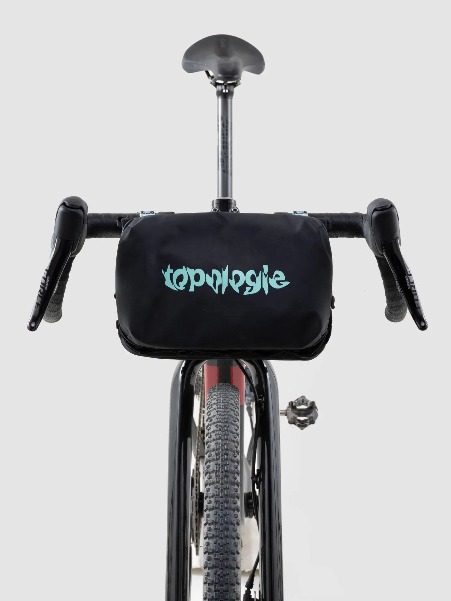 CAFÉ DU CYCLISTE Topologie Large Bottle Sacoche - Black Mint