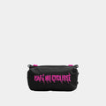 CAFÉ DU CYCLISTE Topologie Medium Bottle Sacoche - Black Fuchsia