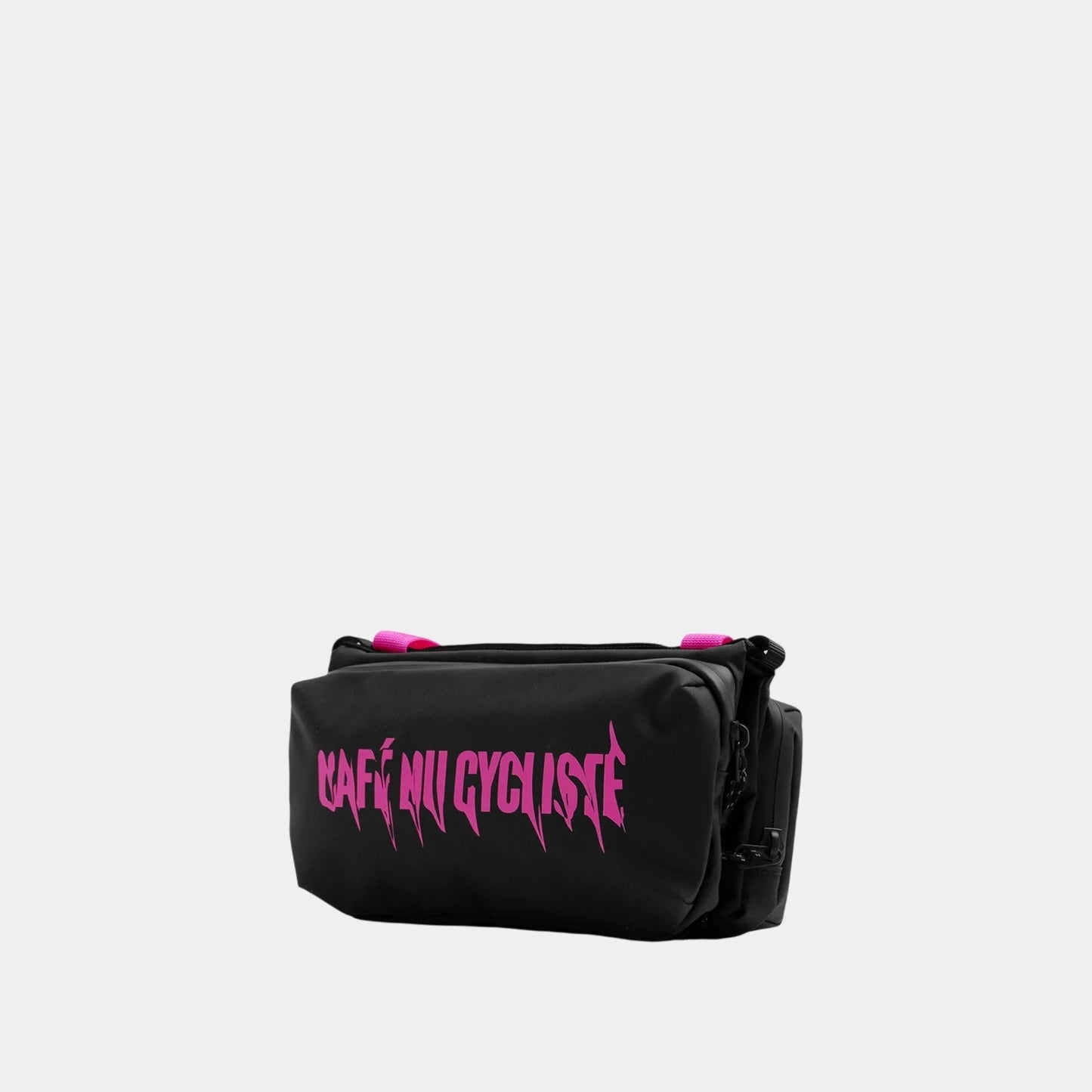 CAFÉ DU CYCLISTE Topologie Medium Bottle Sacoche - Black Fuchsia