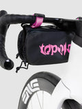 CAFÉ DU CYCLISTE Topologie Medium Bottle Sacoche - Black Fuchsia