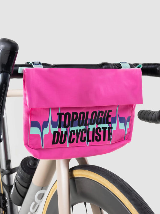 CAFÉ DU CYCLISTE Topologie Medium Musette - Fuchsia