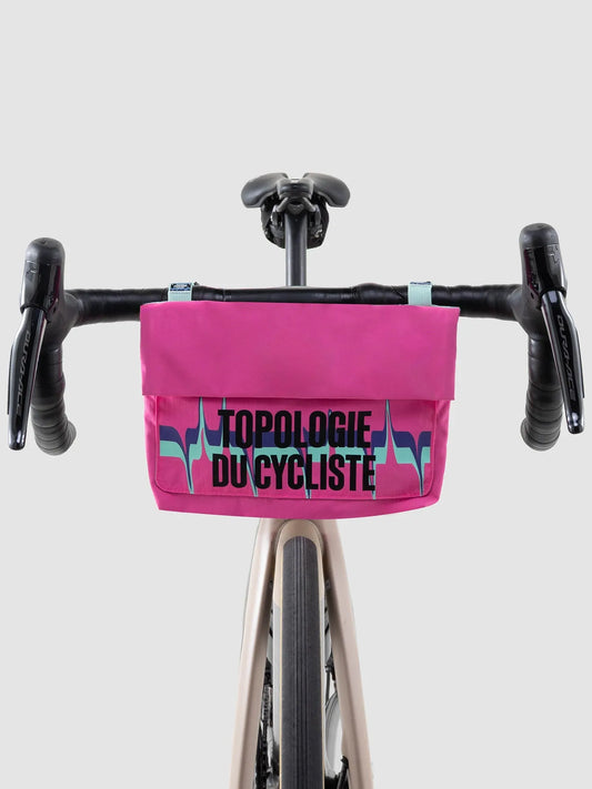 CAFÉ DU CYCLISTE Topologie Medium Musette - Fuchsia
