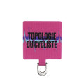 CAFÉ DU CYCLISTE Topologie Phone Strap Adaptor - Fuchsia