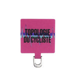CAFÉ DU CYCLISTE Topologie Phone Strap Adaptor - Fuchsia