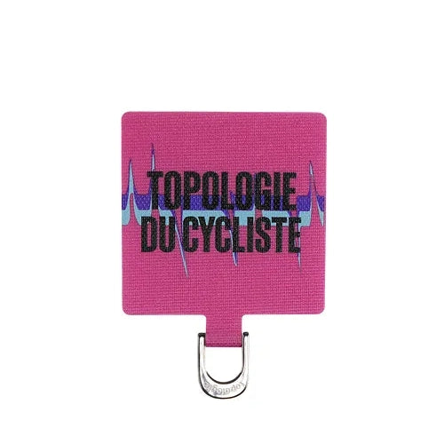 CAFÉ DU CYCLISTE Topologie Phone Strap Adaptor - Fuchsia