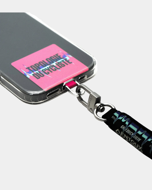 CAFÉ DU CYCLISTE Topologie Phone Strap Adaptor - Fuchsia