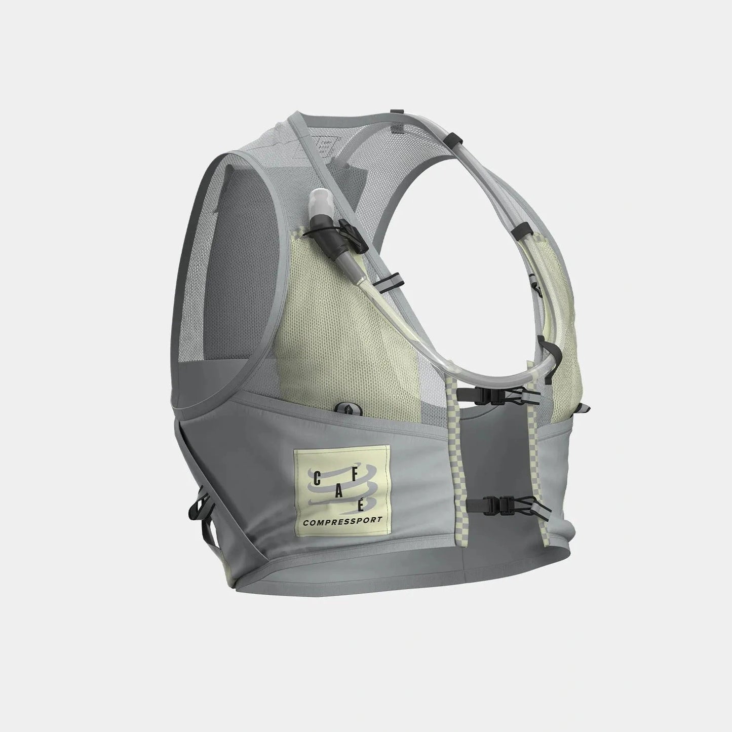 CAFÉ DU CYCLISTE UltRide Evo 8 Hydratation Vest - Gray/Green