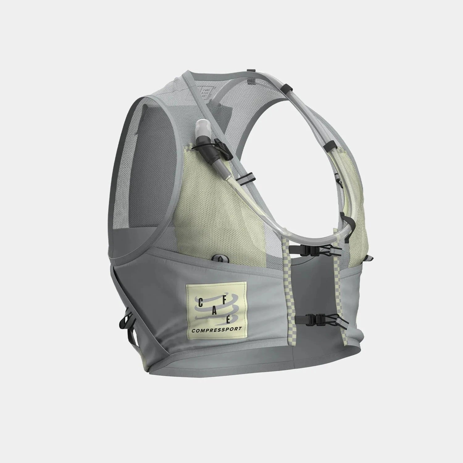 CAFÉ DU CYCLISTE UltRide Evo 8 Hydratation Vest - Gray/Green