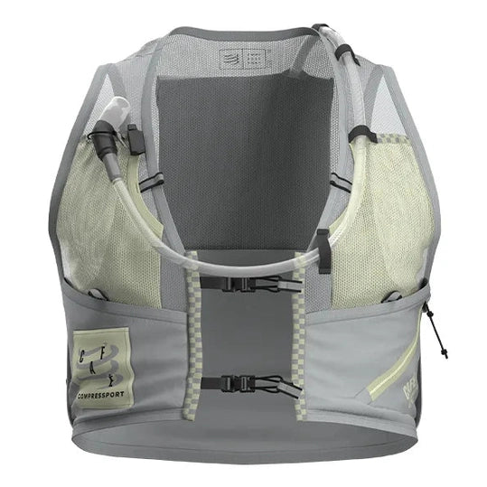 CAFÉ DU CYCLISTE UltRide Evo 8 Hydratation Vest - Gray/Green