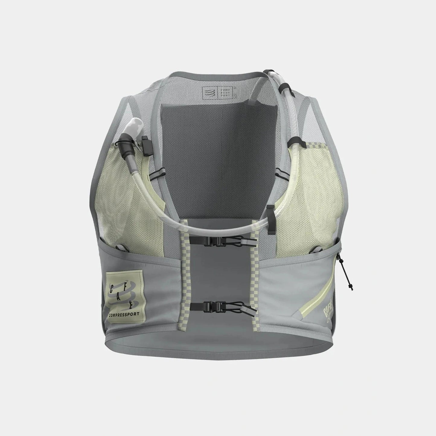 CAFÉ DU CYCLISTE UltRide Evo 8 Hydratation Vest - Gray/Green