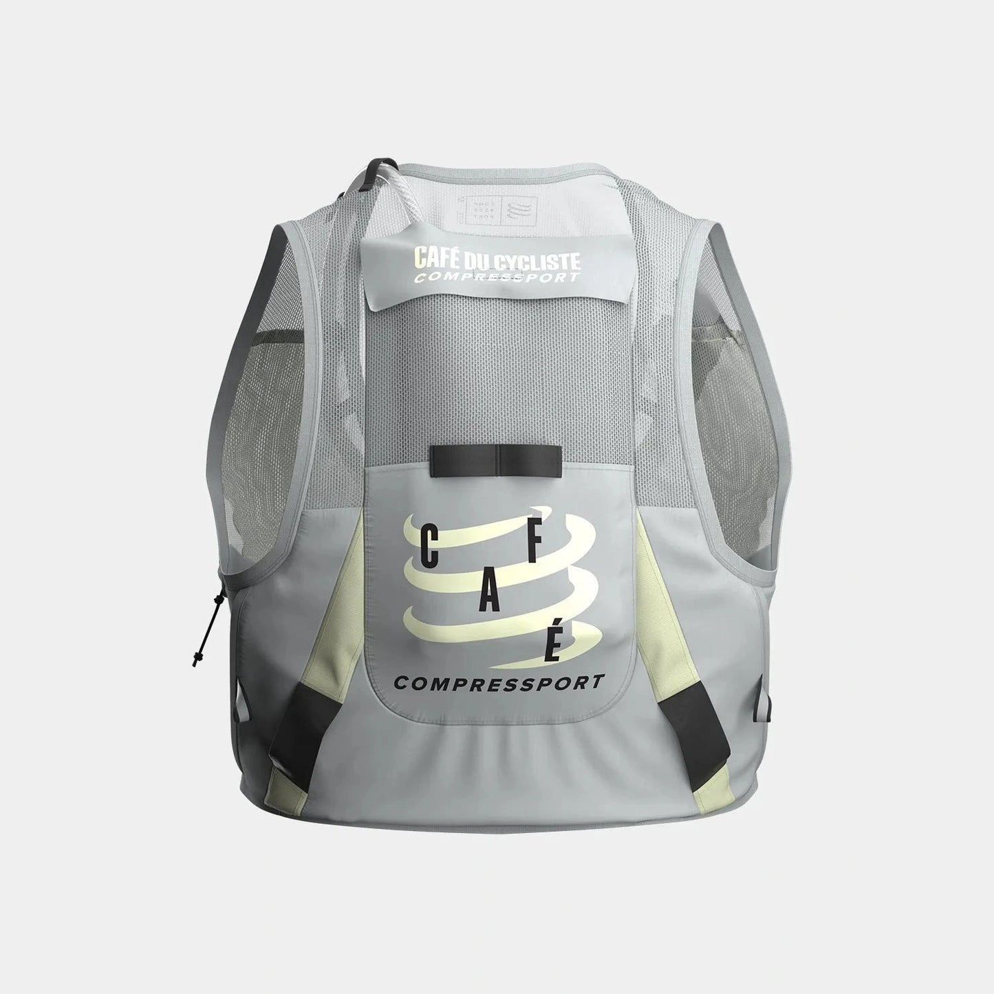 CAFÉ DU CYCLISTE UltRide Evo 8 Hydratation Vest - Gray/Green