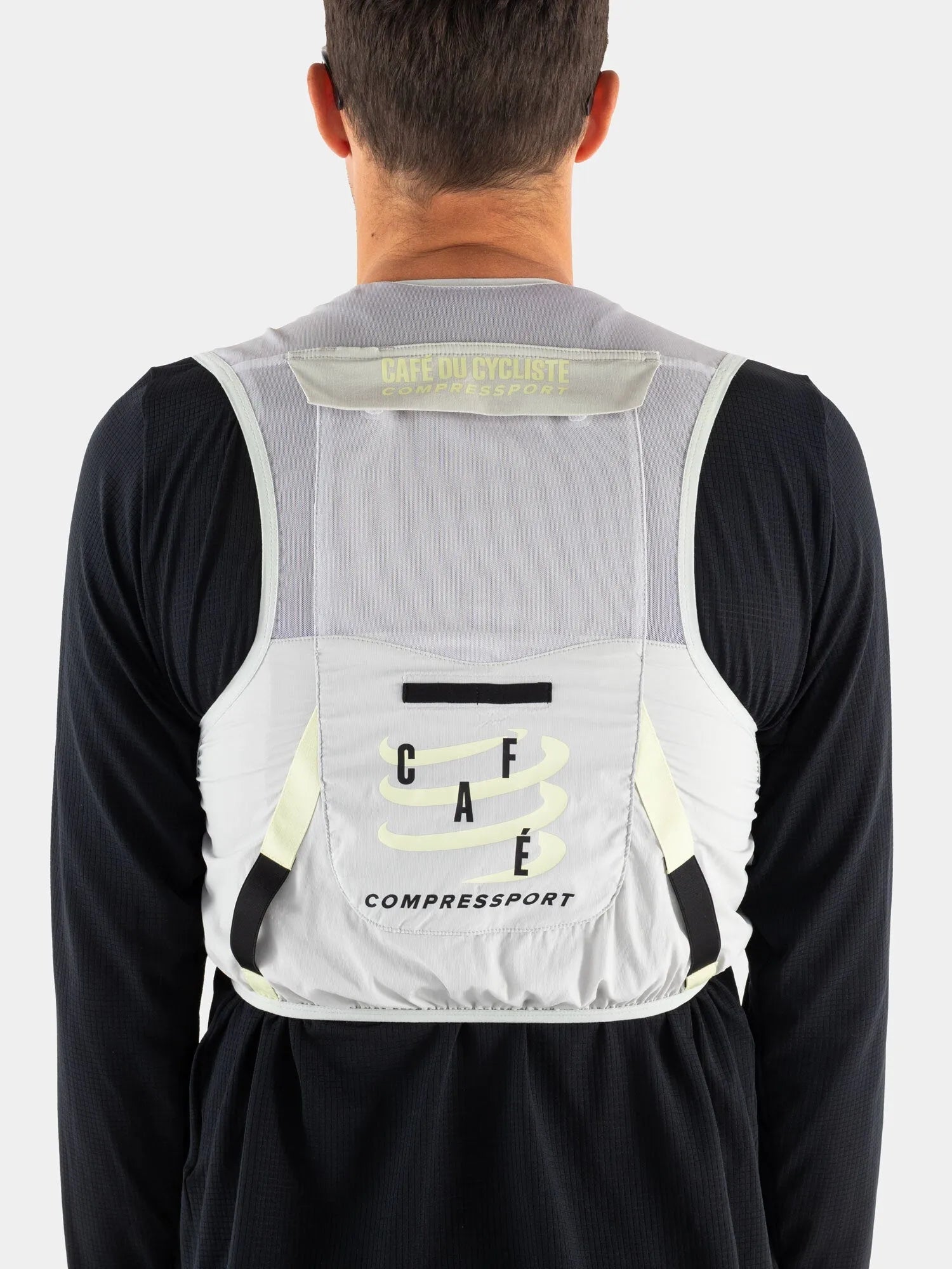 CAFÉ DU CYCLISTE UltRide Evo 8 Hydratation Vest - Gray/Green
