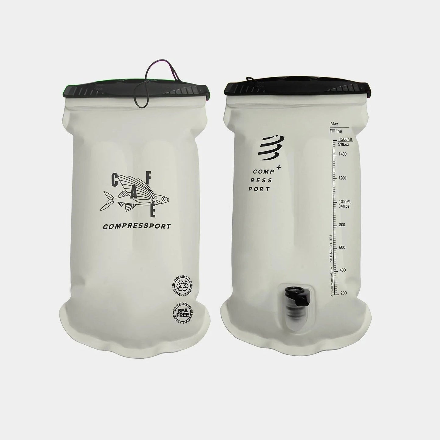 CAFÉ DU CYCLISTE UltRide Evo 8 Hydratation Vest - Gray/Green