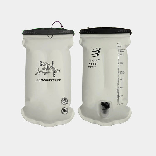 CAFÉ DU CYCLISTE UltRide Evo 8 Hydratation Vest - Gray/Green