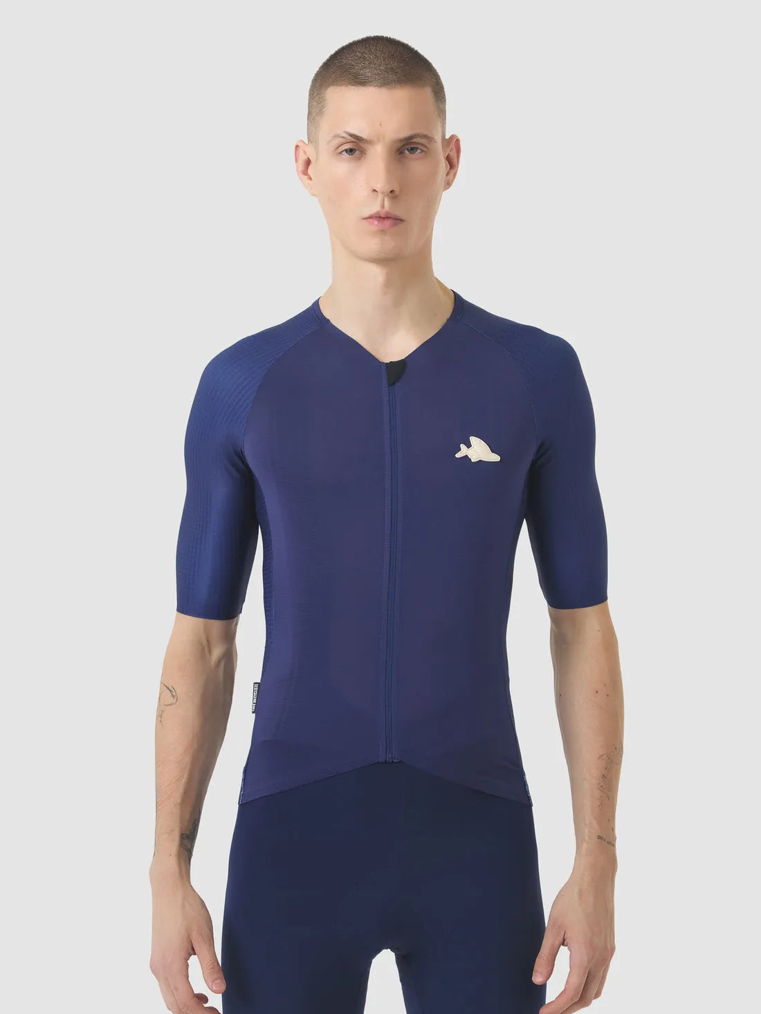 CAFE DU CYCLISTE Vinciane Super Light Jersey - Navy