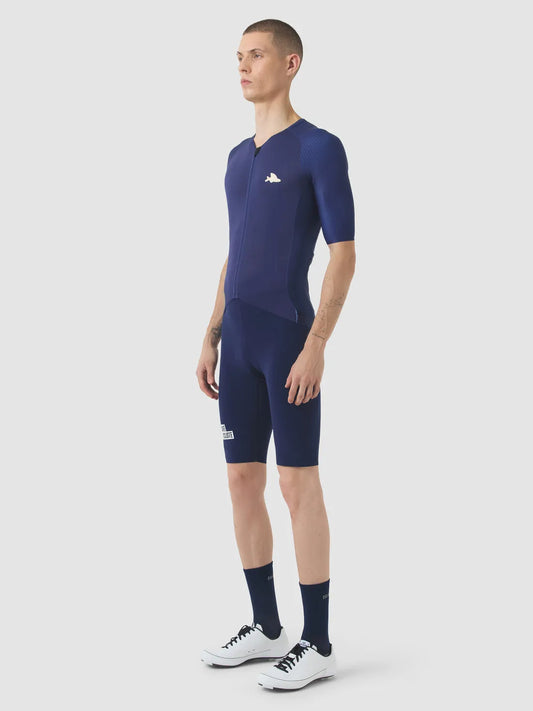 CAFE DU CYCLISTE Vinciane Super Light Jersey - Navy