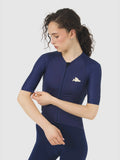 CAFE DU CYCLISTE Vinciane Super Light Women Jersey - Navy
