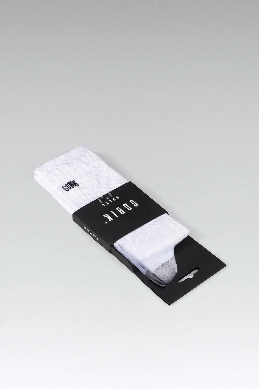 GOBIK IRO 2.0 UNISEX SKARPETY - BIAŁE LOGO
