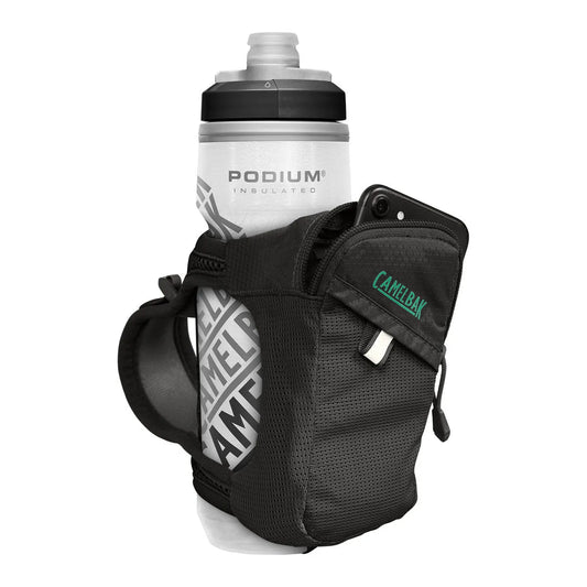 CAMELBAK QUICK GRIP CHILL 21OZ HANDHELD BOTTLE - BLACK/SAFETY YELLOW