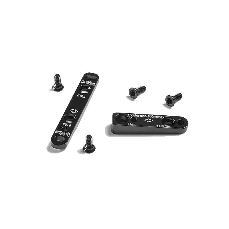 CAMPAGNOLO Flat Mount Rear Brake Adapter And Bolts - Black