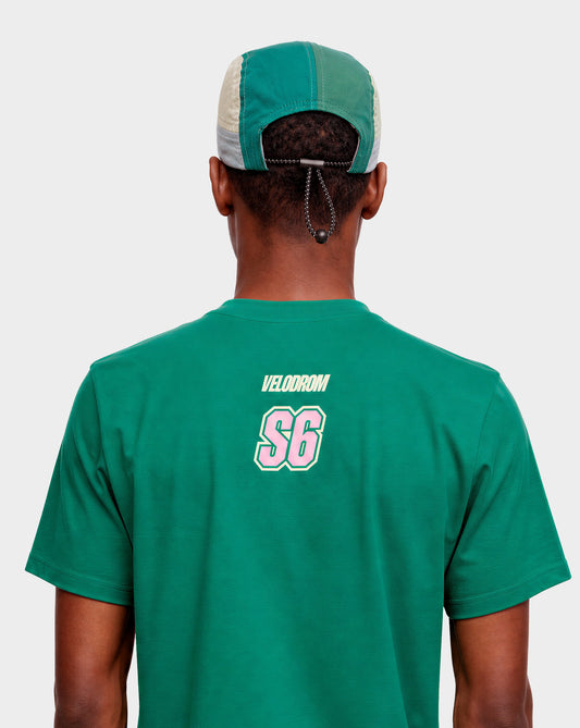 VELODROM Trail Panel Casquette - Green/Grey/Orange