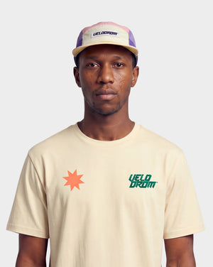 VELODROM 5 Panel Mesh Cap - Pink/Purple/Yellow