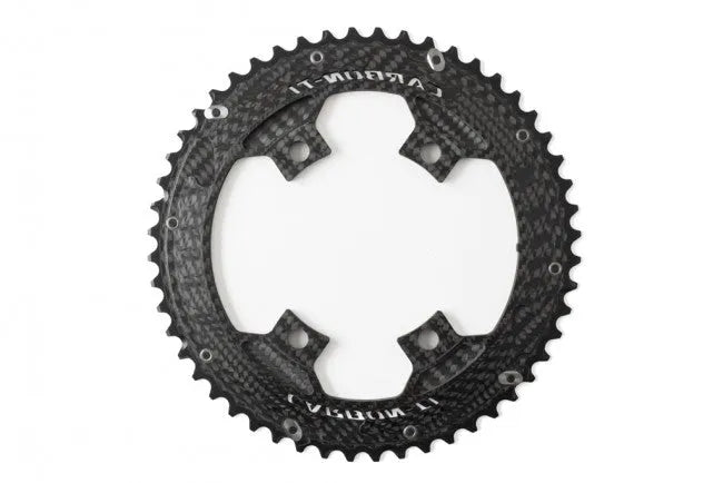 CARBON TI X Carboring Evo 52x110 4 Arms - Carbon Black