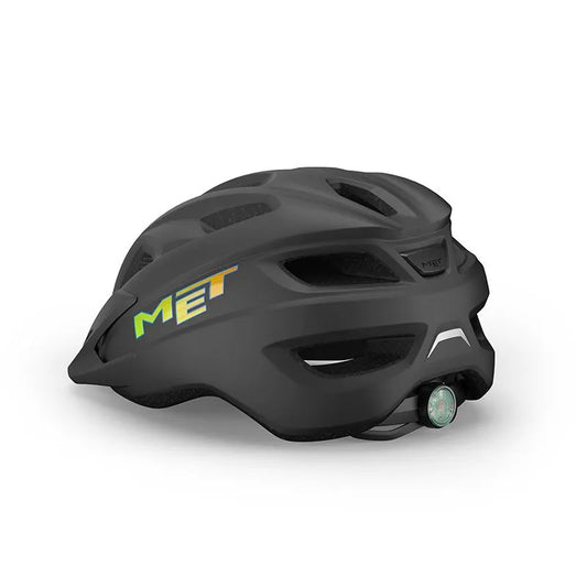 CASCO MET CRACKERJACK NEGRO MATE TALLA UNICA 52-57