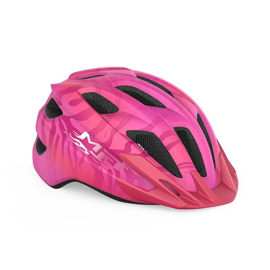 CASCO MET CRACKERJACK ROSA MATE TALLA UNICA 52-57