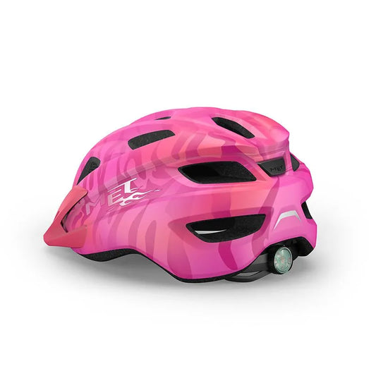 CASCO MET CRACKERJACK ROSA MATE TALLA UNICA 52-57