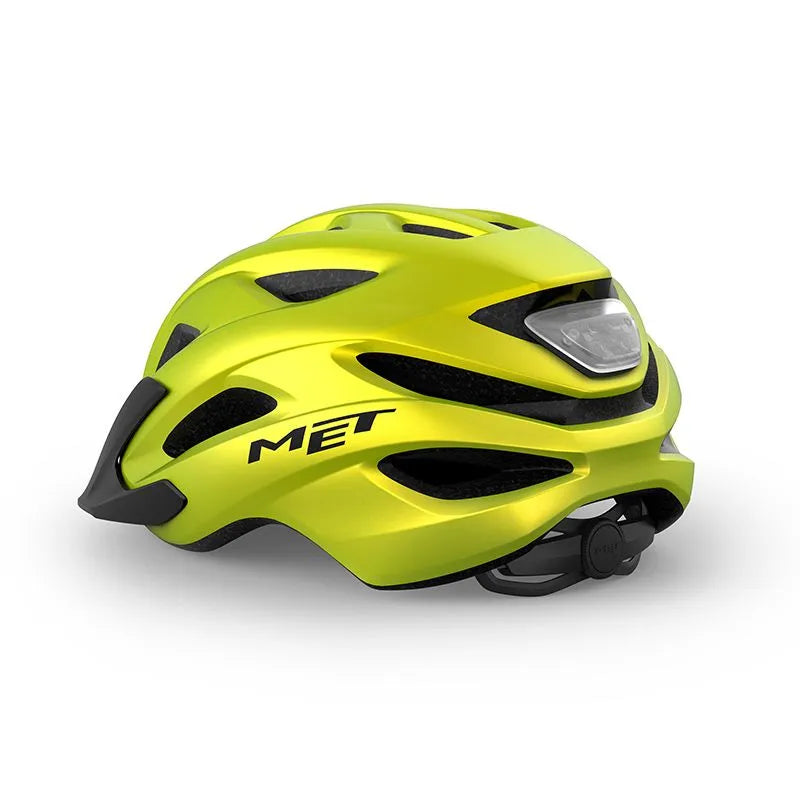 CASCO MET CROSSOVER AMARILLO LIMA METALICO - MATE