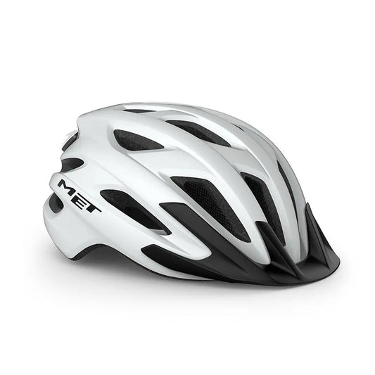 CASCO MET CROSSOVER BLANCO - MATE