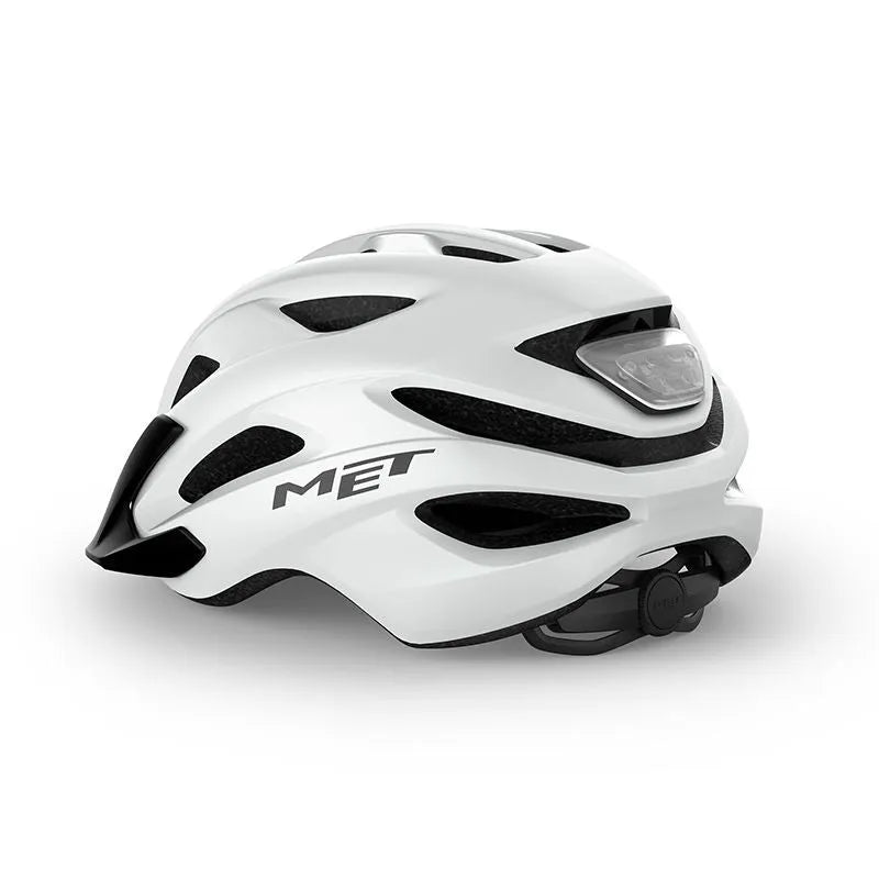 CASCO MET CROSSOVER BLANCO - MATE