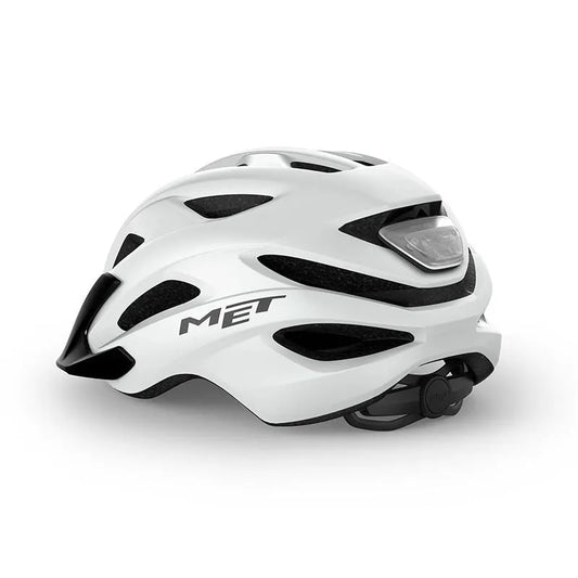 CASCO MET CROSSOVER BLANCO - MATE