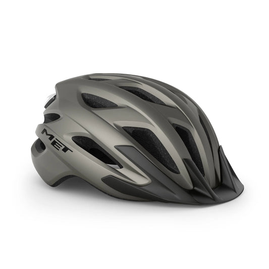 CASCO MET CROSSOVER TITANIO - MATE