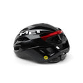 CASCO MET RIVALE MIPS NEGRO/ROJO - BRILLO