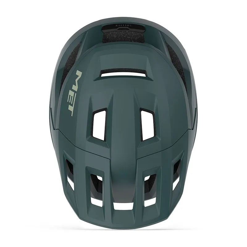 CASCO MET SHELTER AZUL ROCA - MATE