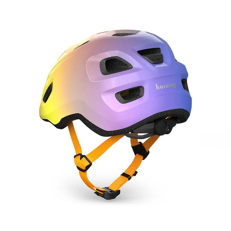 CASCO NIÑO MET HOORAY MULTICOLOR - BRILLO