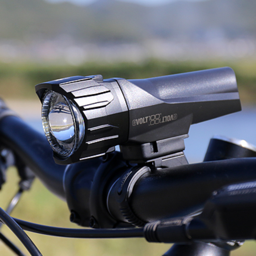 CATEYE GVOLT100 STVZO E-BIKE FRONT LIGHT - BLACK