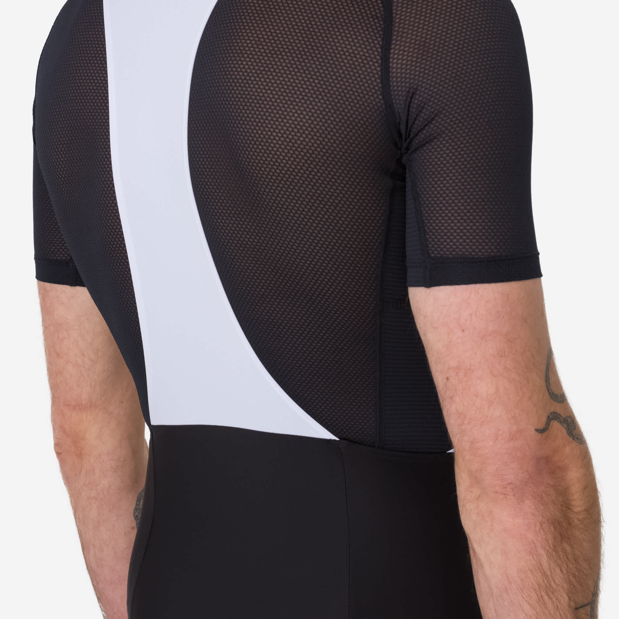 RAPHA Core Bib Shorts - BLW Black/White | Velodrom Cycling Store