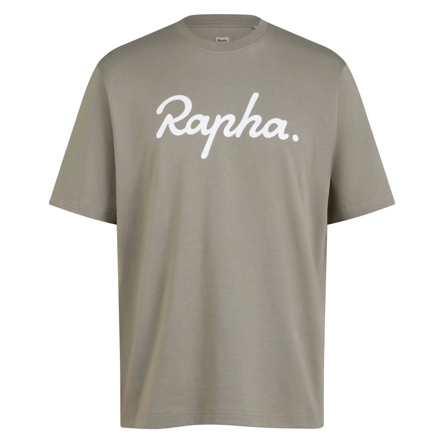 RAPHA COTTON LOGO TShirt - KHAKI/Weiß