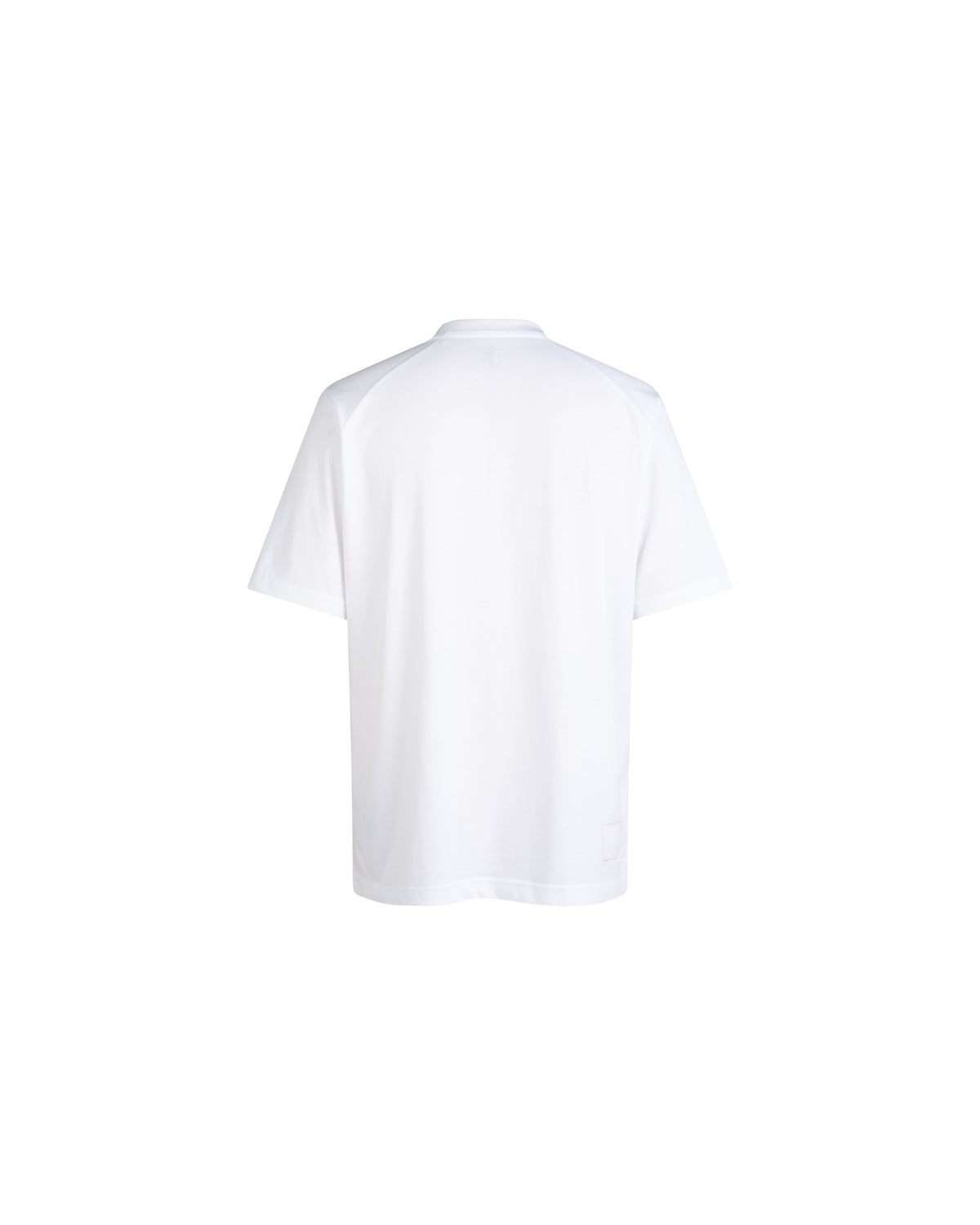RAPHA Cotton TShirt Large Logo - WHV Weiß/High Vis Pink