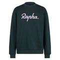 RAPHA HEAVYWEIGHT COTTON Dessuadora - FOREST GREEN/LIGHT QUARTZ